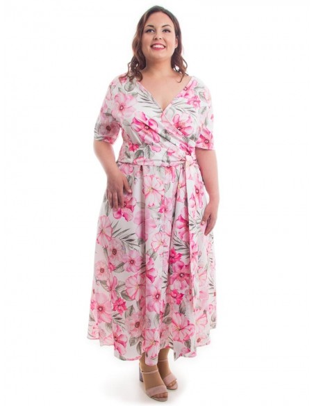 Vestido fiesta plus size Cala