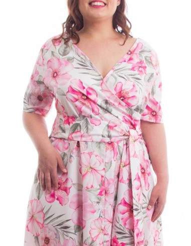 Vestido fiesta plus size Cala