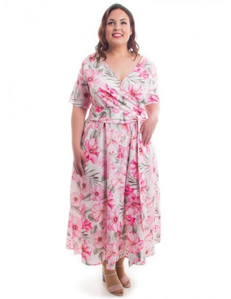 Vestido fiesta plus size Cala