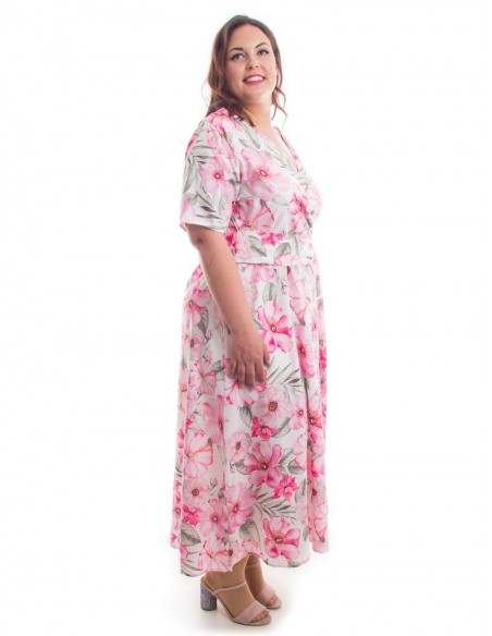 Vestido fiesta plus size Cala