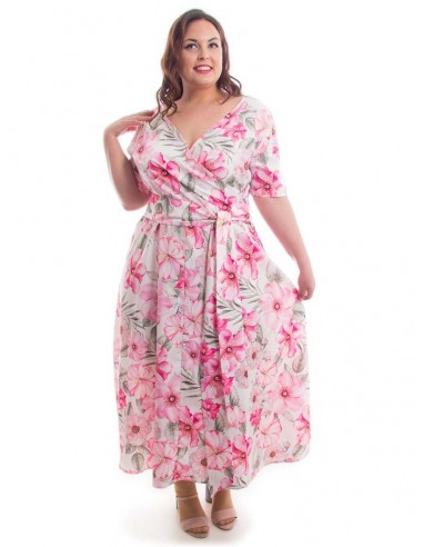 Vestido fiesta plus size Cala