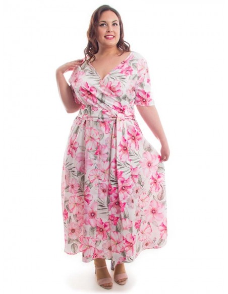 Vestido fiesta plus size Cala