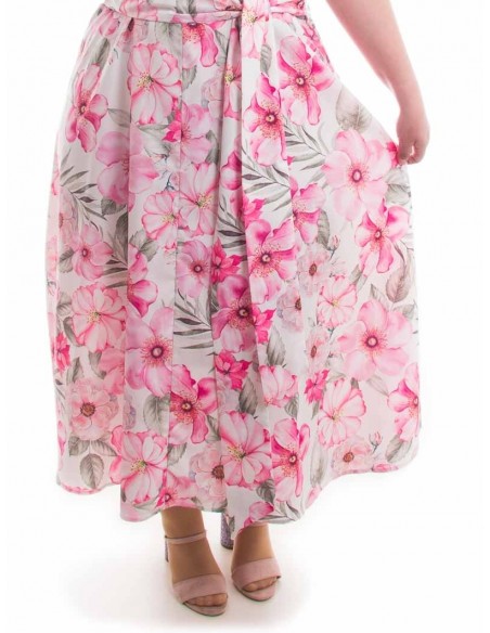 Vestido fiesta plus size Cala
