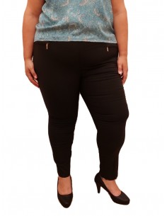 Pantalón pitillo elástico negro 2