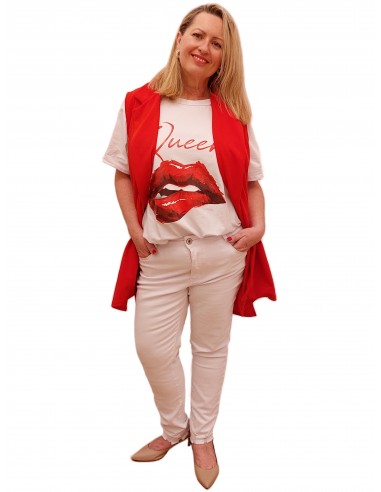 Chaleco tallas grandes Basic Rojo