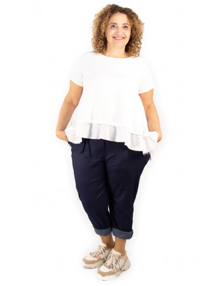 copy of Pantalón pitillo elástico negro