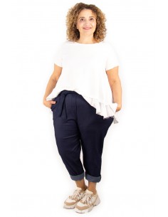 Pantalón elástico cinturón