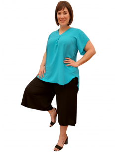 Pantalón Culotte ancho negro
