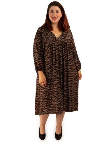 Vestido Ania chocolate