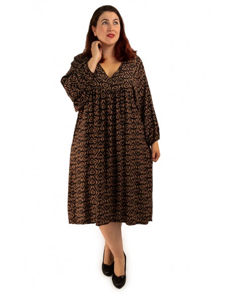 Vestido Ania chocolate