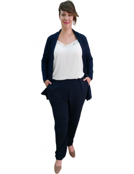 Pantalón LARA bolsillos marino