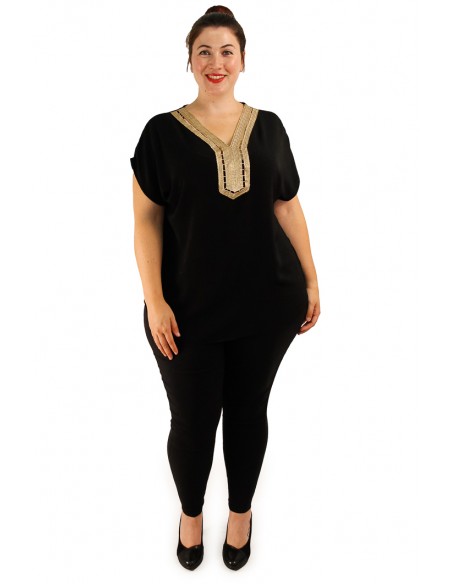 Blusa Lea negra