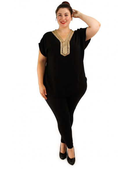 Blusa Lea negra