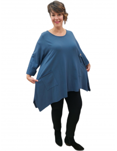Camiseta Zoe azul 2