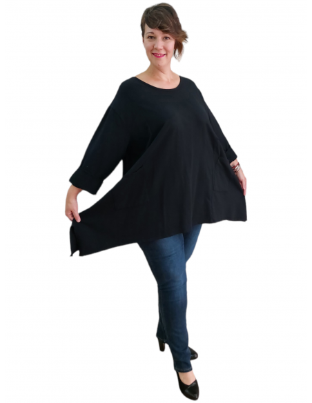 Camiseta Zoe negra