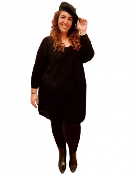 Vestido/jersey Anaí negro