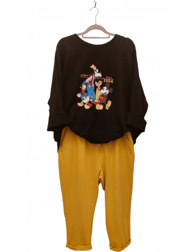 Pantalón chándal mostaza