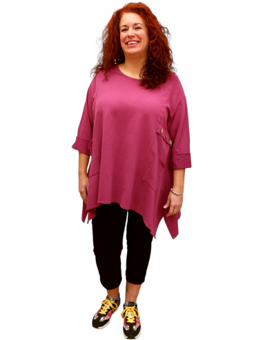 Camiseta Zoe buganvilla