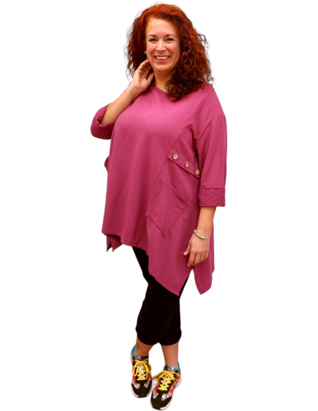 Camiseta Zoe buganvilla