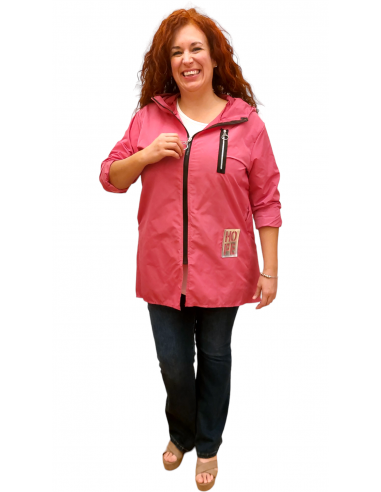 Chubasquero/gabardina fuxia