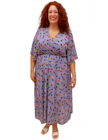 Vestido fiesta Isabella morado