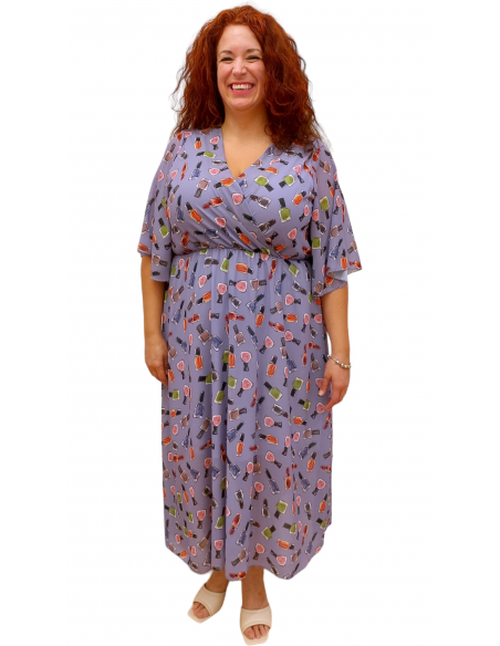 Vestido fiesta Isabella morado