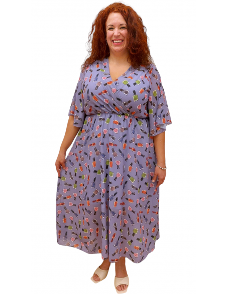Vestido tallas grandes largo