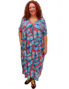 Vestido túnica mariposas 2