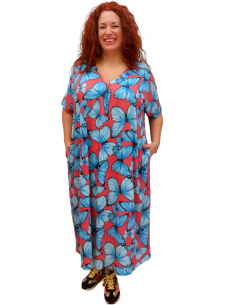 Vestido túnica mariposas
