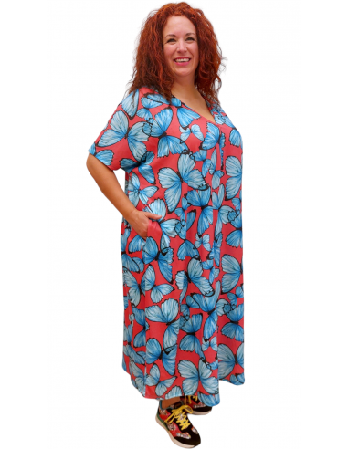 Vestido túnica mariposas