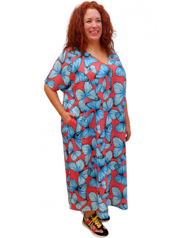 Vestido túnica mariposas