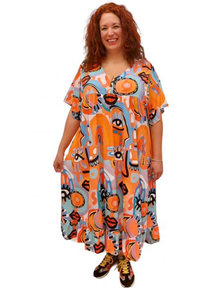 Vestido Pipa naranja