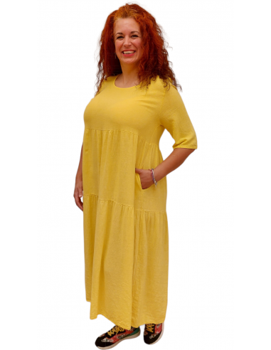Vestido Graciela amarillo