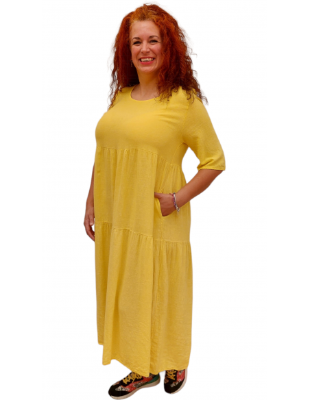 Vestido Graciela amarillo