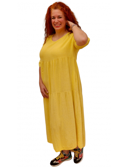 Vestido Graciela amarillo