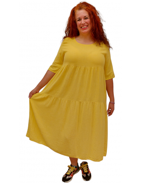 Vestido Graciela amarillo