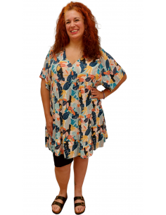 Vestido Pipa corto tucanes