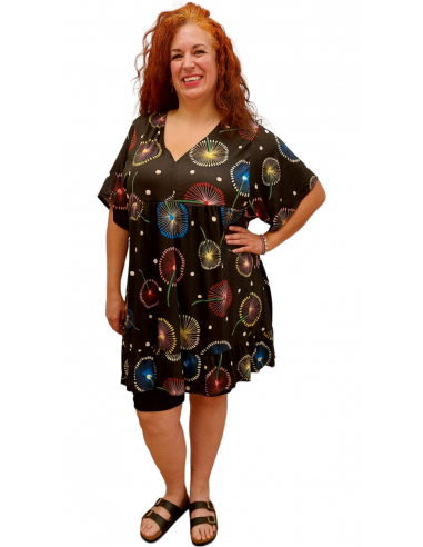 Vestido Pipa corto diente de león