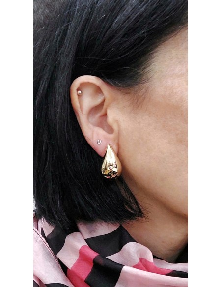 Pendientes Lágrima dorados