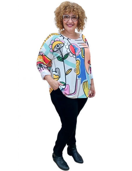 Camiseta abstracta