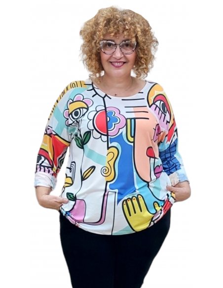 Camiseta abstracta
