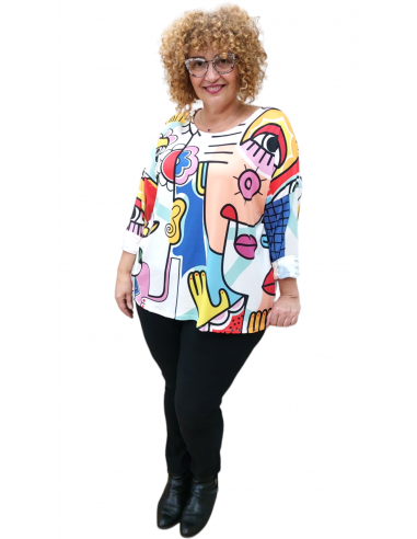Camiseta abstracta
