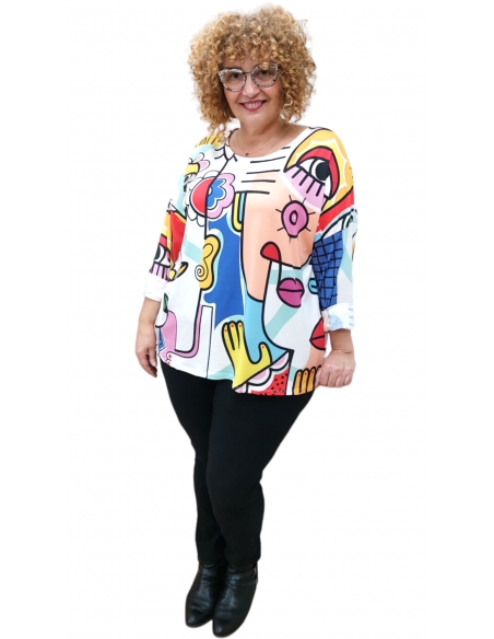 Camiseta abstracta