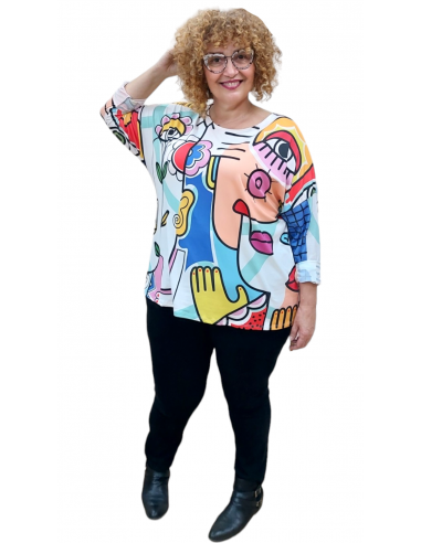 Camiseta abstracta