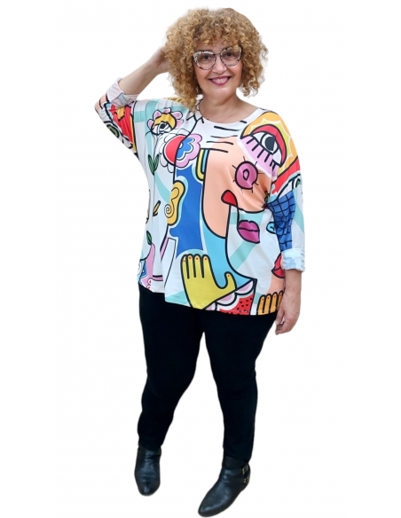 Camiseta abstracta