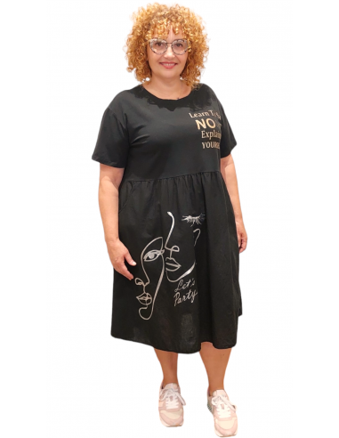 Vestido Candás negro