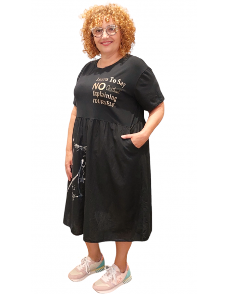 Vestido Candás negro