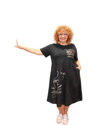 Vestido Candás negro
