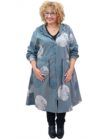 Gabardina sport gris