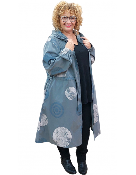Gabardina sport gris